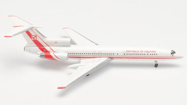 Tupolev Tu154M Polish Air Force 101 Herpa Wings Club Edition 535182