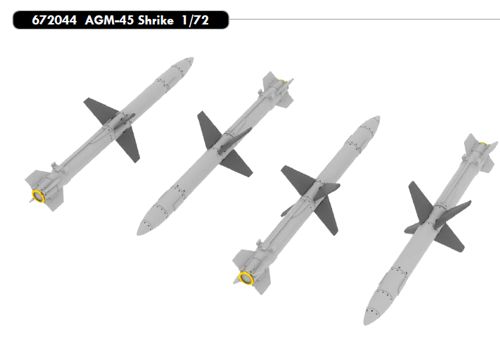 AGM45 Shrike Missiles (4x) E672-044
