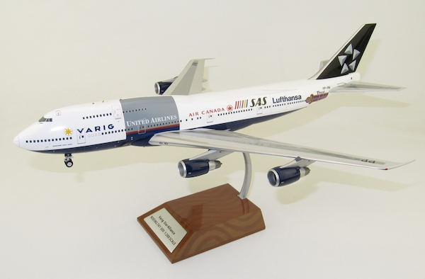 IF7430916 1/200 VARIG BOEING 747-300 PP-VNH W/STAND LIMITED EDITION OF 100 PCS 