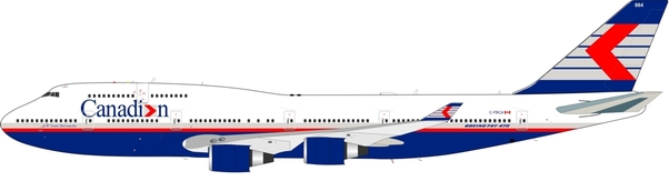 B747-400 (Canadian Airlines International) C-FBCA With Antenna BB4-2017-003