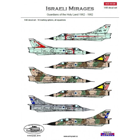 Israeli Mirages, Guardians of the Holy land 1962-1982 ACD48026