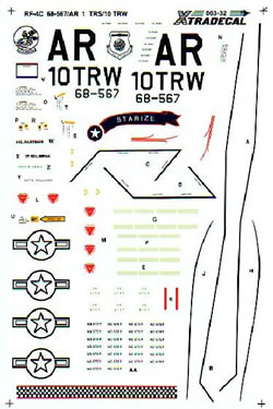 RF4C Phantom (1TRS/10TRW) X003-32