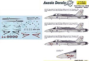 F/A18A Hornet (3sq RAAF CO ac 3x) A72005