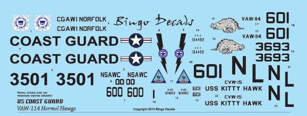 E2C Hawkeye (Coast Guard / NSAWC / VAW-114 Hormel Hawgs) BD48004