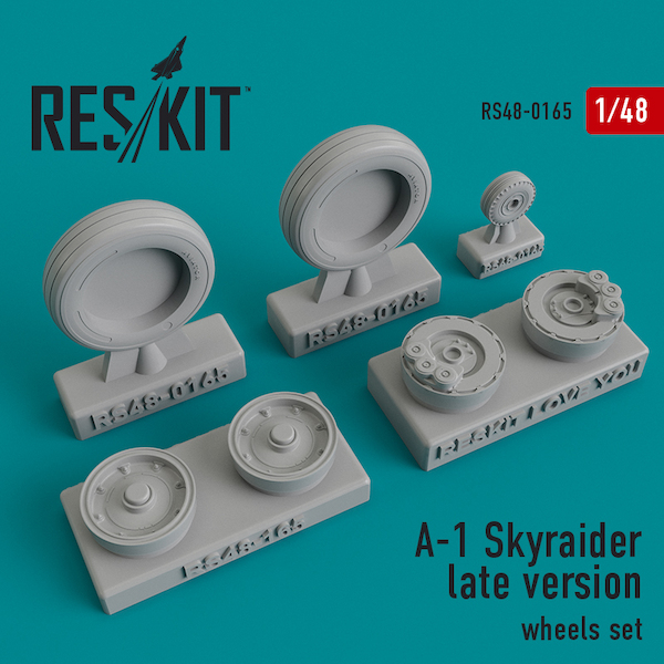 A1 Skyraider Late version Wheel set RS48-0165