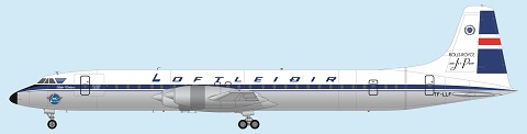 Canadair CL44J (Loftleiğir) FRP4123