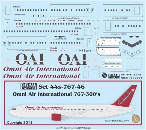 Boeing 767-300ER (Omni Air International) 44-767-46