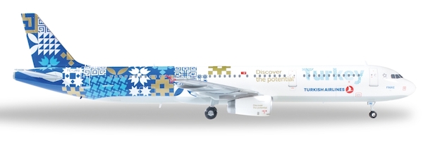 Herpa Wings 1:200 airbus a 321 Turkish Airlines discover the potential 557900