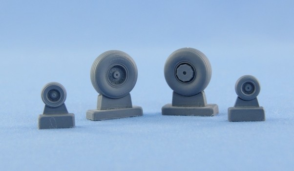 Wheel set for F111A/D/E/F Aardvark (Light Srs) NS72034b