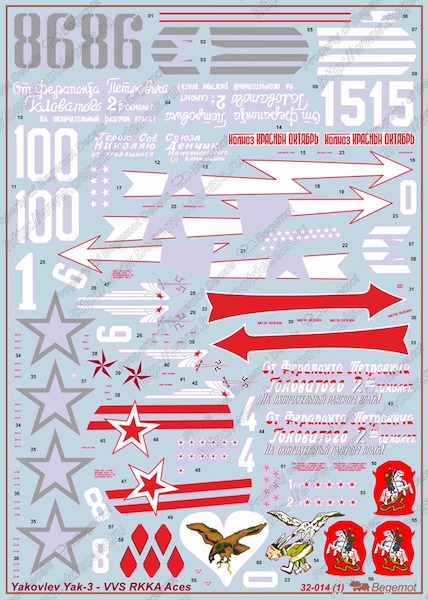 Yakovlev Yak3 (VVS RKKA Aces) BM32-014