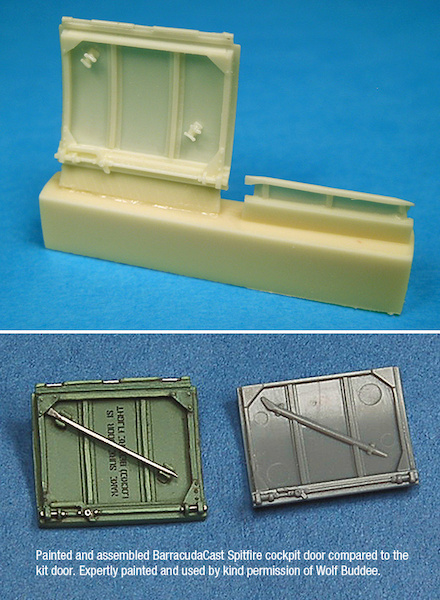 Spitfire MKIX Cockpit door with crowbar (Tamiya) BR32002