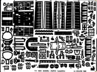 Detailset Mitsubishi A6M5c Zero (Academy) E72-283