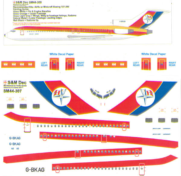 Boeing B727-200 (Dan-Air/CP Air) sm44-309