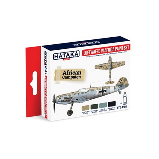 Luftwaffe in Africa paint set (4 colours) HTK-AS06-2