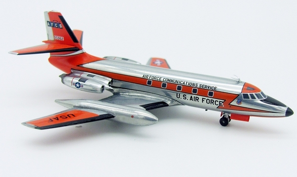 Lockheed C140A JetStar (USAF) 59-5962 Polished With Stand IF3290316P