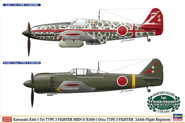 Kawasaki Ki61-I tei type 3 Hien (Tony) and Ki100-I Otsu type 5 (Tony) '244th Flight Regiment
