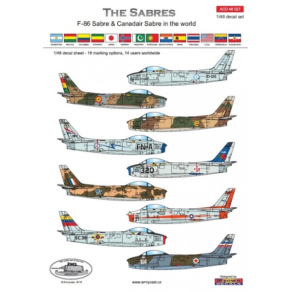 North American F86E/F Sabre ACD48027