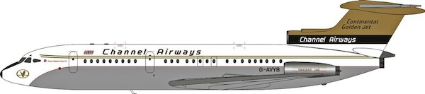 HS121 TRIDENT 1E Channel Airways G-AVYB ARD21001