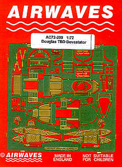 Douglas TBD Devastator Detail Set (Airfix) AEC72209