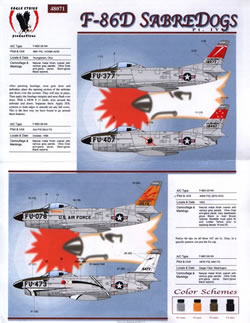 F86D Sabre Dogs Part 4 ES48071