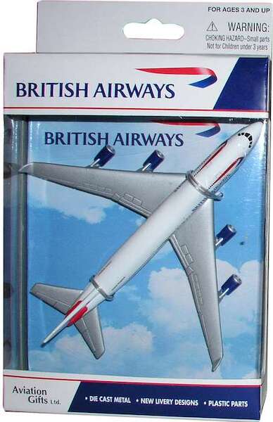 Single Plane for Airport Playset Boeing 747 (British Airways) RT6004