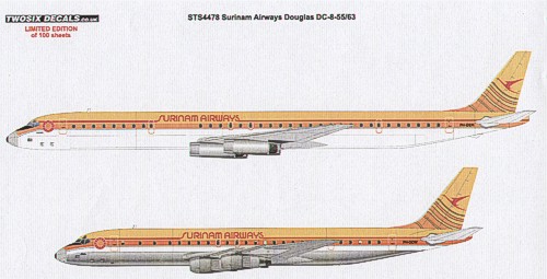 Douglas DC8-63 (Surinam Airways) sts4479
