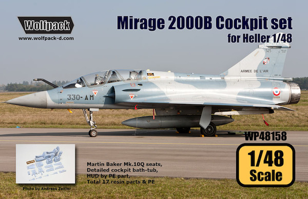 Mirage 2000B Cockpit set (Kinetic) WP48158