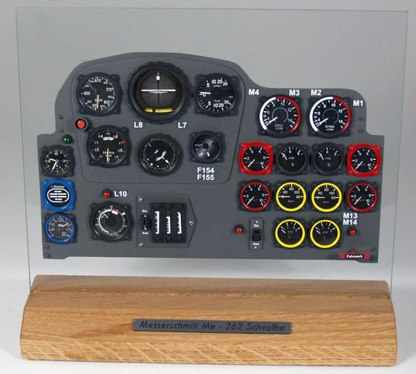 Messerschmitt Me262A Instrument Panel pp01