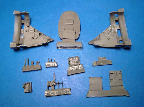 Douglas A20C Boston/Havoc navigator's cockpit (AMT/Italeri/Revell kit) VDS48116
