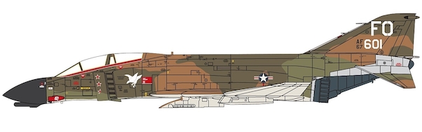 Mc Donnell Douglas F4D Phantom II (USAF 8th TFW, 435th TFS, #66-7601, Ubon RTAFB) AC1010