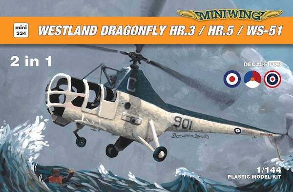 Westland Dragonfly HR3/5, Sikorsky S51 (Dutch Navy, Royal Navy, RTAF) (2 kits included  MINI334