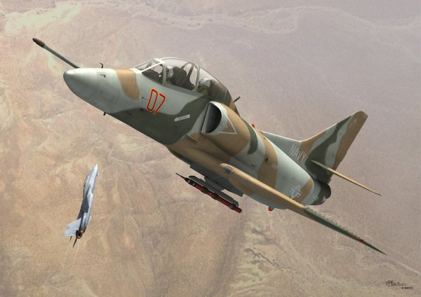 TA4J Skyhawk Agressor CF4147