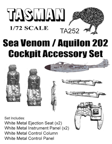 Sea Venom /Aquilon 202 Cockpit accessory set TA252