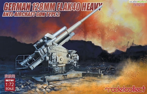 German WWII FLAK 128mm UA72101