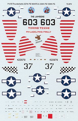 72-879 P47D Thunderbolt (527FS/526FG, 346FS/350FG) 72-879