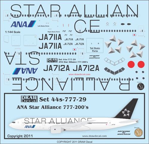 Boeing 777-200 (ANA Star Alliance) 44-777-29
