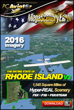 Mega Scenery Earth Version 3, Rhode Island V3 (Download version) DL-MSEV3-RI