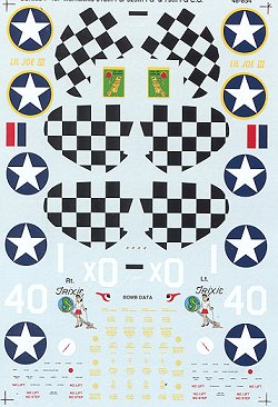 48-854 Curtiss P40F Warhawk (318FS & Co 79FG) 48-854