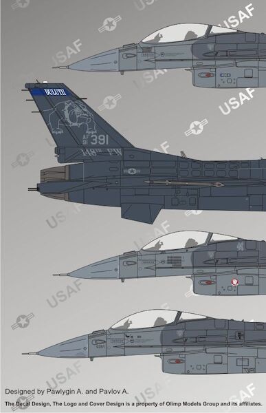 F16C Fighting Vipers with mission markings ad4865