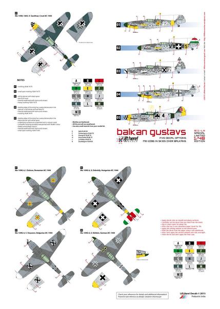 Balkan Gustafs Messerschmitt BF109G-6 over the Balkan (5) 911LH