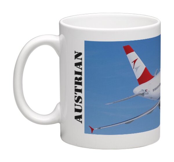 Mug Austrian Airlines Airbus A319 MOK-AUSTRIAN