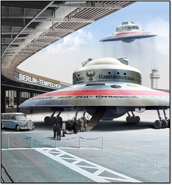 Haunebu II, German Flying Saucer Special edition SQ-0002