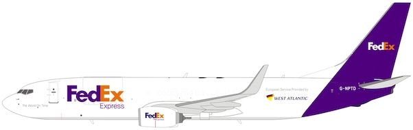 B737-800BCF (FedEx, Federal Express) G-NPTD PM19008