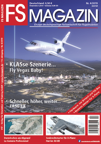 FS Magazin: Fachzeitschrift für Flugsimulation nr. 4/2019 Juni/Juli 2019 419704850650504