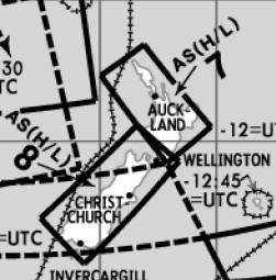 High and Low Altitude Enroute Chart Far East AS(H/L)7/8
