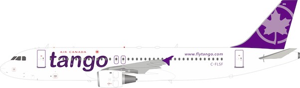 Airbus A320-200 Air Canada Tango C-FLSF With Stand B-320-AC-08