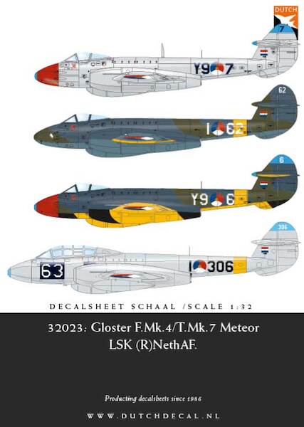Gloster Meteor F. MK4 / T MK7 (LSK R. Neth AF) DD32023