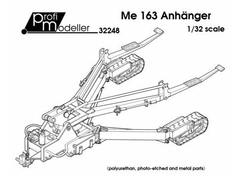 Hydraulischen Anhänger fur Me163 Komet 320248