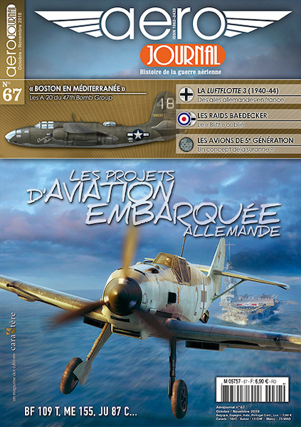 Aérojournal n°67 2018: L'aviation embarquée allemande de la Seconde Guerre mondiale AJ67