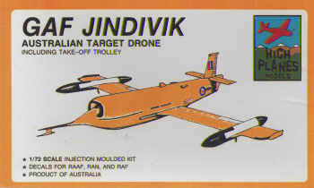 GAF Jindivik Australian Target Drone including take of trolley HPK072003